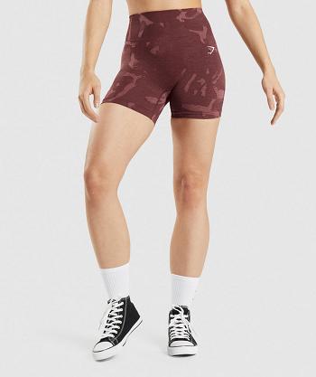 Dámské Šortky Gymshark Adapt Camo Seamless Růžové Hnědé | CZ 3850HAP